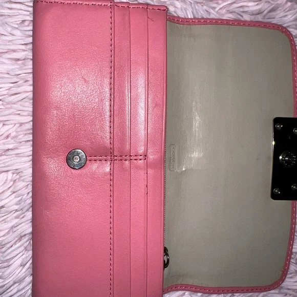 Coach Blush Pink Crossbody Bag and Wallet - Picture 12 of 13